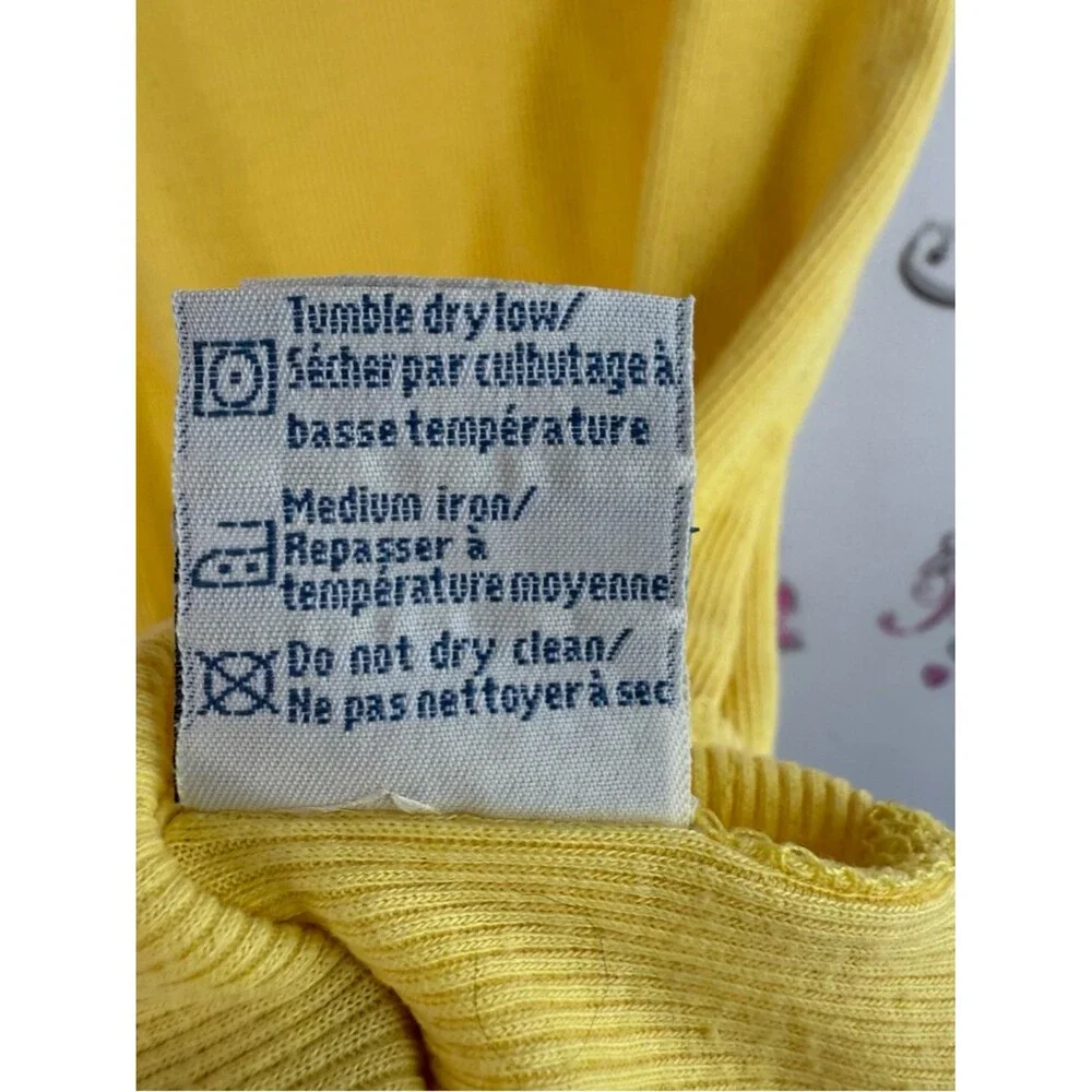 725 originals tank top stretchy bright Everyday Ribbed Tank Top - Yellow - Picture 9 of 10
